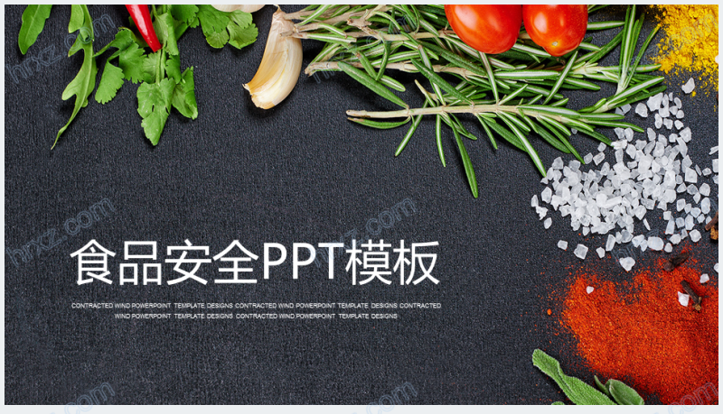 食品安全项目措施规划PPT模板截图