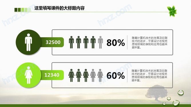 环保所全年工作总结PPT模板 环保所全年工作总结PPT模板
