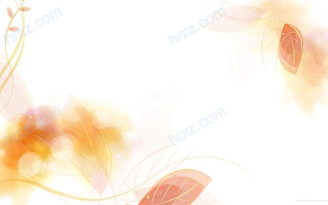 朦胧梦幻树叶叶子PPT背景素材