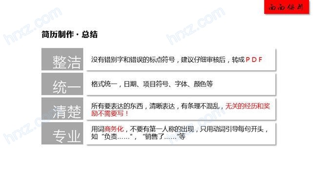 面试简历制作培训PPT课件 面试简历制作培训PPT课件