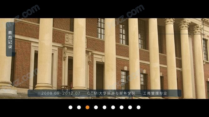 欧美时尚全图型个人简历PPT模板 欧美时尚全图型个人简历PPT模板