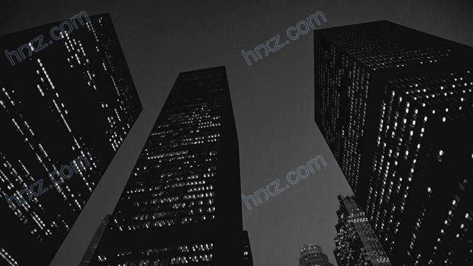 国外办公楼仰视图PPT背景图片 国外办公楼仰视图PPT背景图片