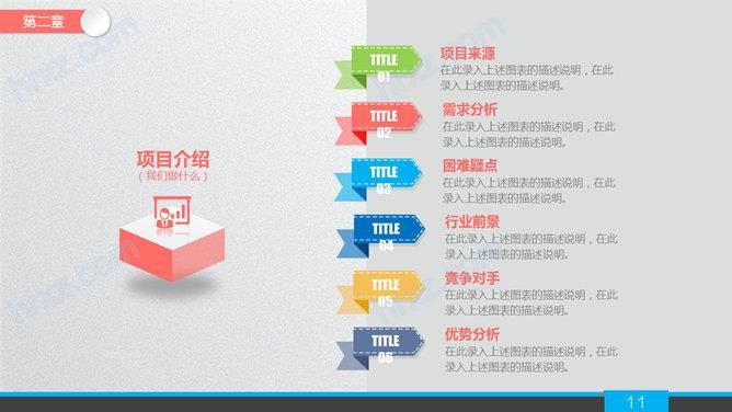 项目融资商业计划PPT模板 项目融资商业计划PPT模板