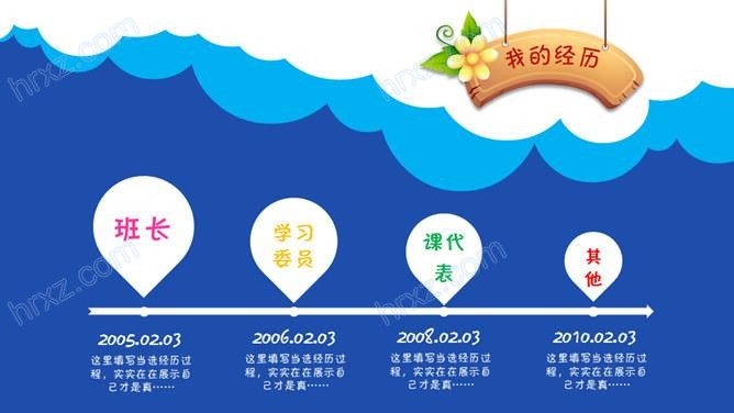 动态小学生自我介绍PPT模板 动态小学生自我介绍PPT模板