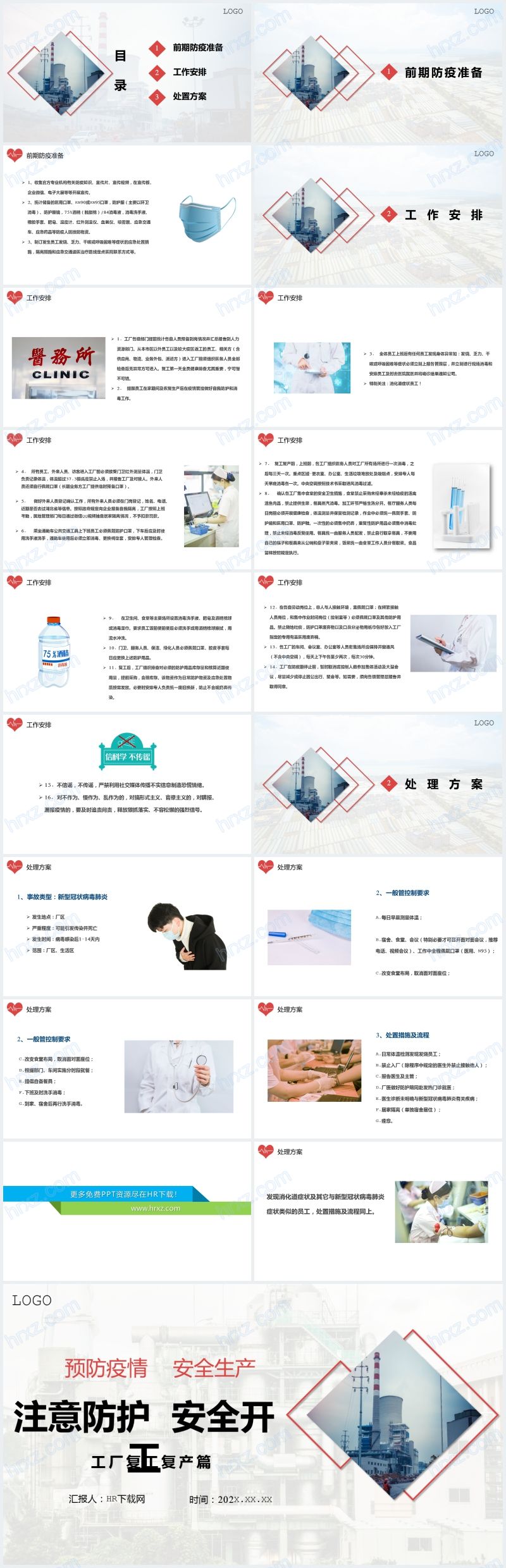 机械厂复工复产方案PPT 机械厂复工复产方案PPT
