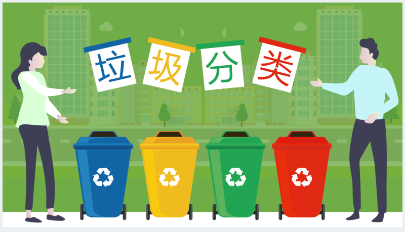 北京市生活垃圾桶颜色分类PPT截图
