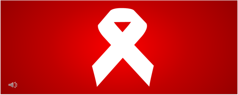 防艾滋病宣传教育片PPT模板