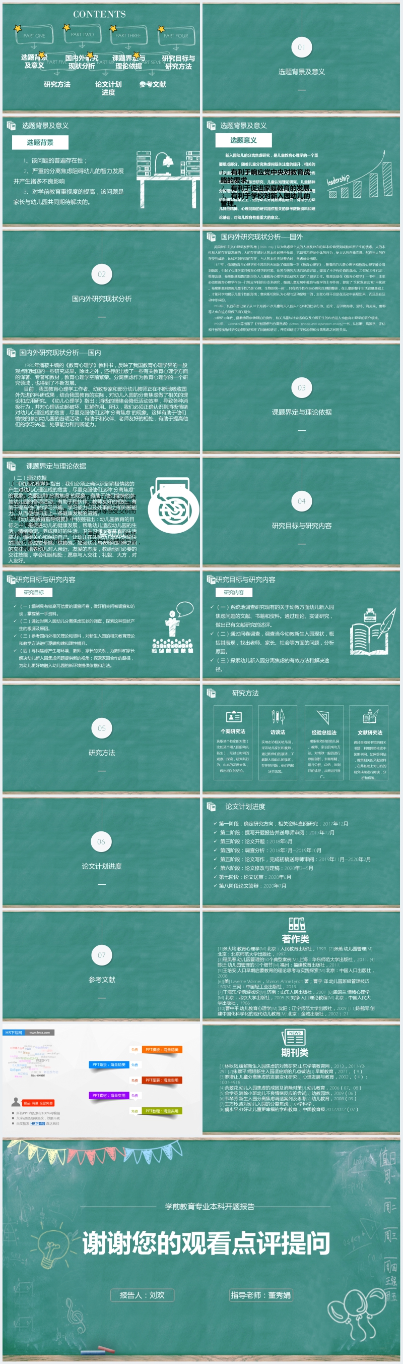 幼儿园分离焦虑的原因及缓解措施PPT论文答辩 幼儿园分离焦虑的原因及缓解措施PPT论文答辩