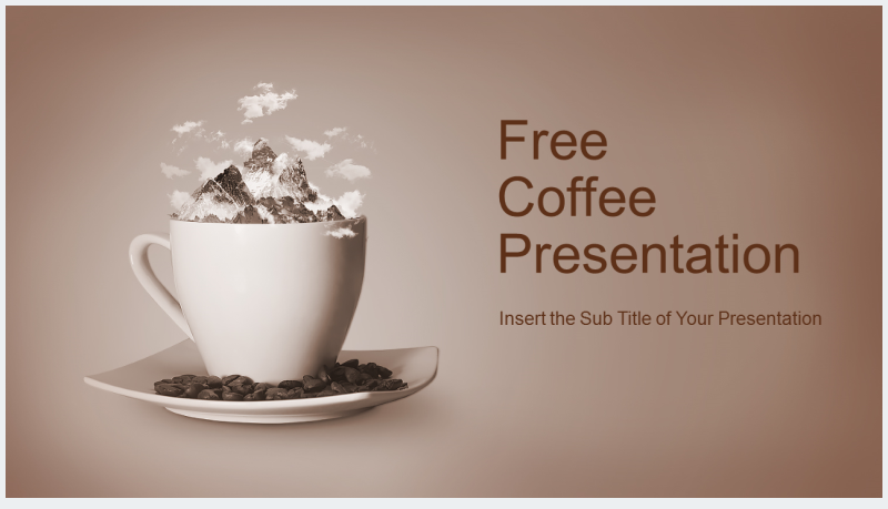 精美咖啡营销策划通用PPT模板截图