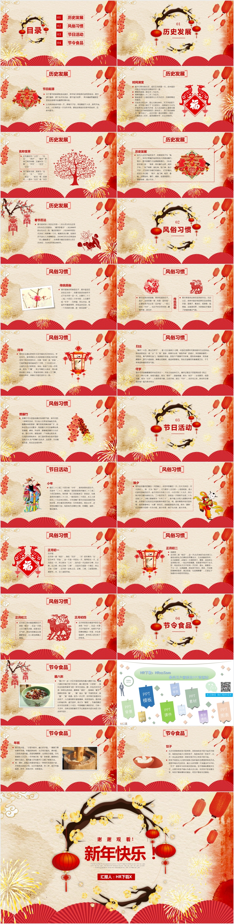 春节守岁发压岁钱习俗介绍PPT 春节守岁发压岁钱习俗介绍PPT