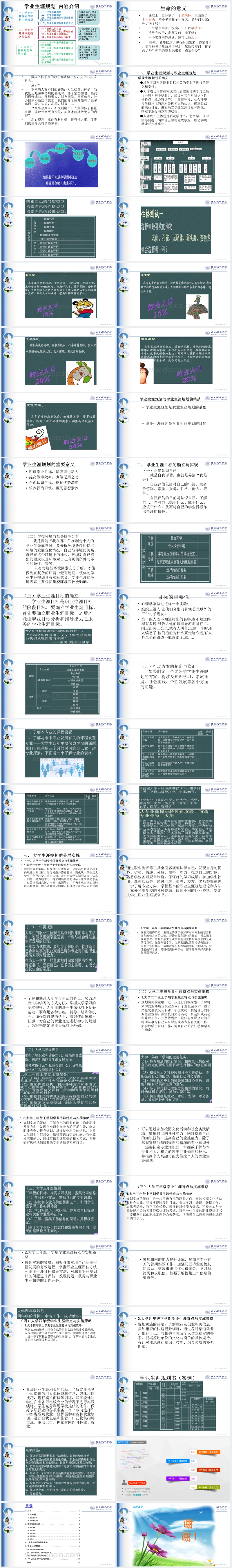新生研讨课学业规划PPT范文 新生研讨课学业规划PPT范文