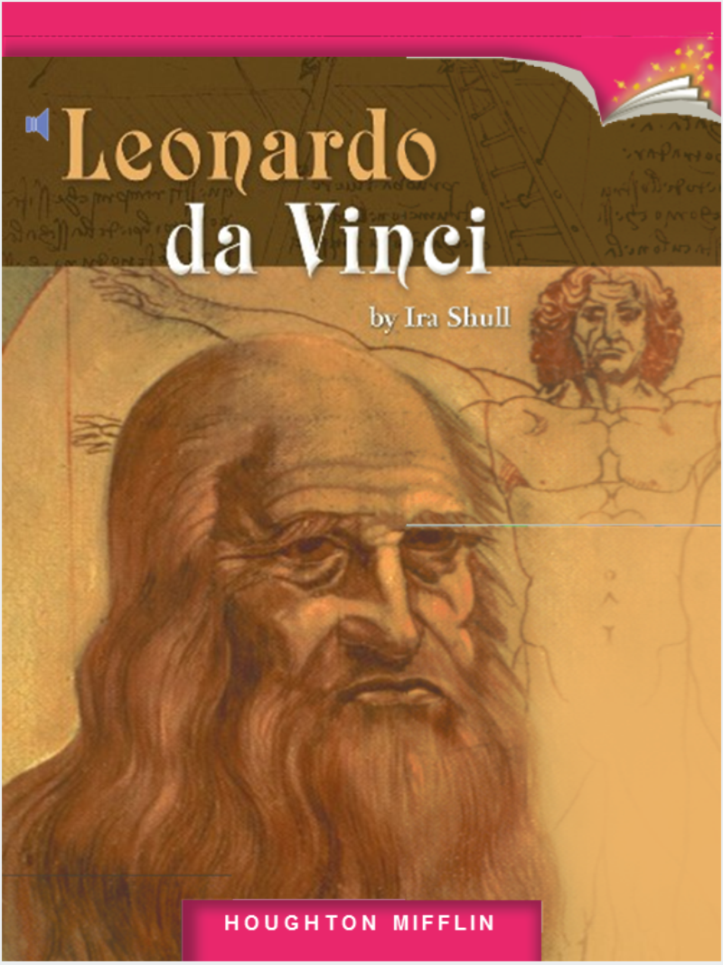 Leonardo da Vinci英文绘本PPT课件截图