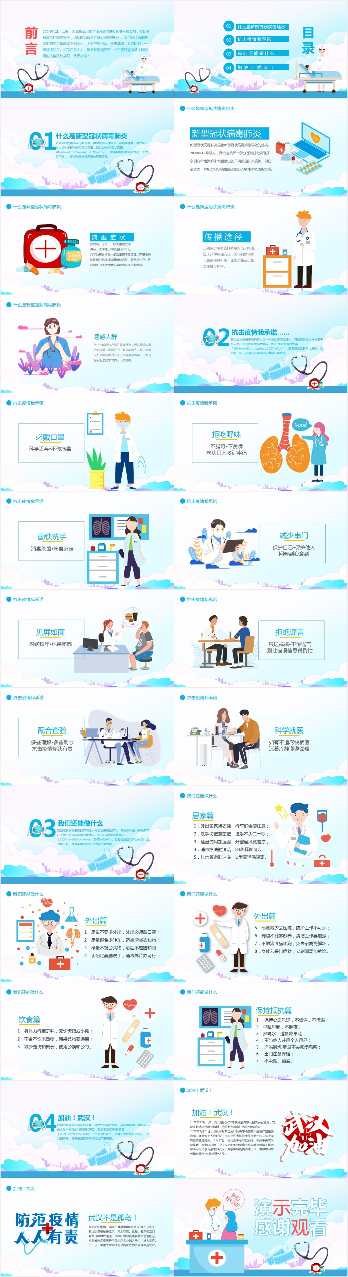 抗击新型肺炎我们在行动PPT 抗击新型肺炎我们在行动PPT