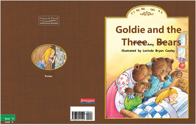 Goldie and the Three Bears英文绘本PPT课件截图
