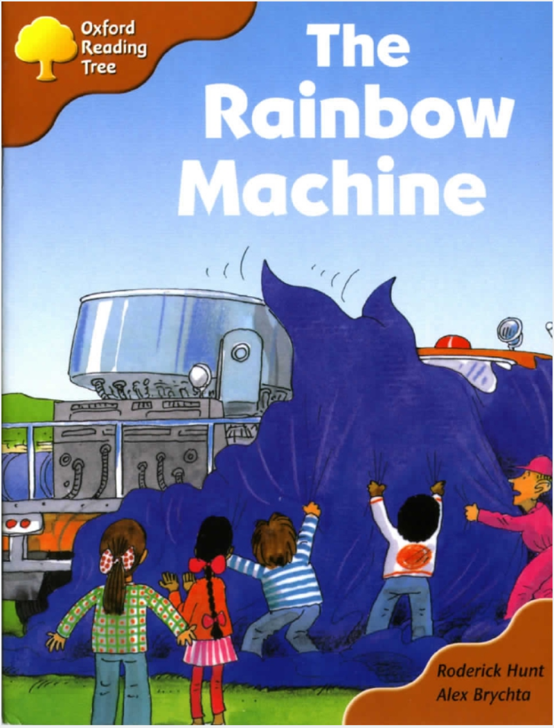 the rainbow machine英文绘本PPT课件截图