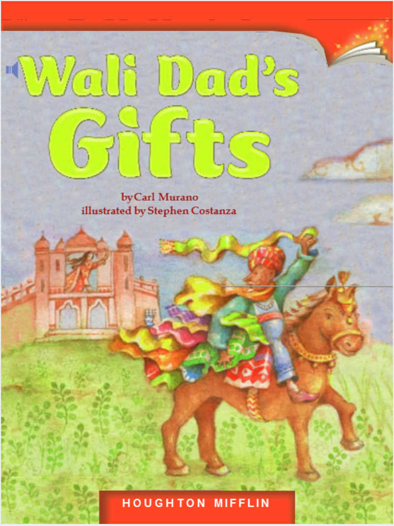 wali dad's gifts英文绘本PPT课件截图