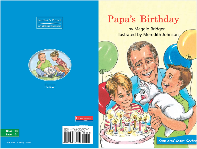 Papa's Birthday英文绘本PPT课件截图