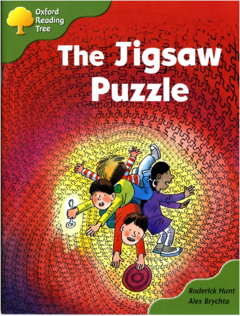 the jigsaw puzzle英文绘本PPT课件截图