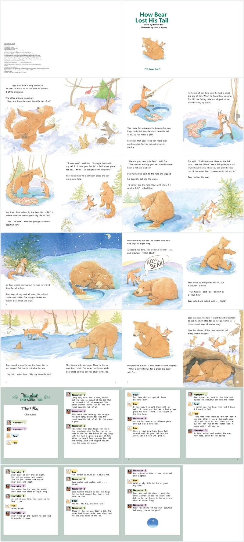 How Bear Lost hisTail英文绘本PPT课件 How Bear Lost hisTail英文绘本PPT课件
