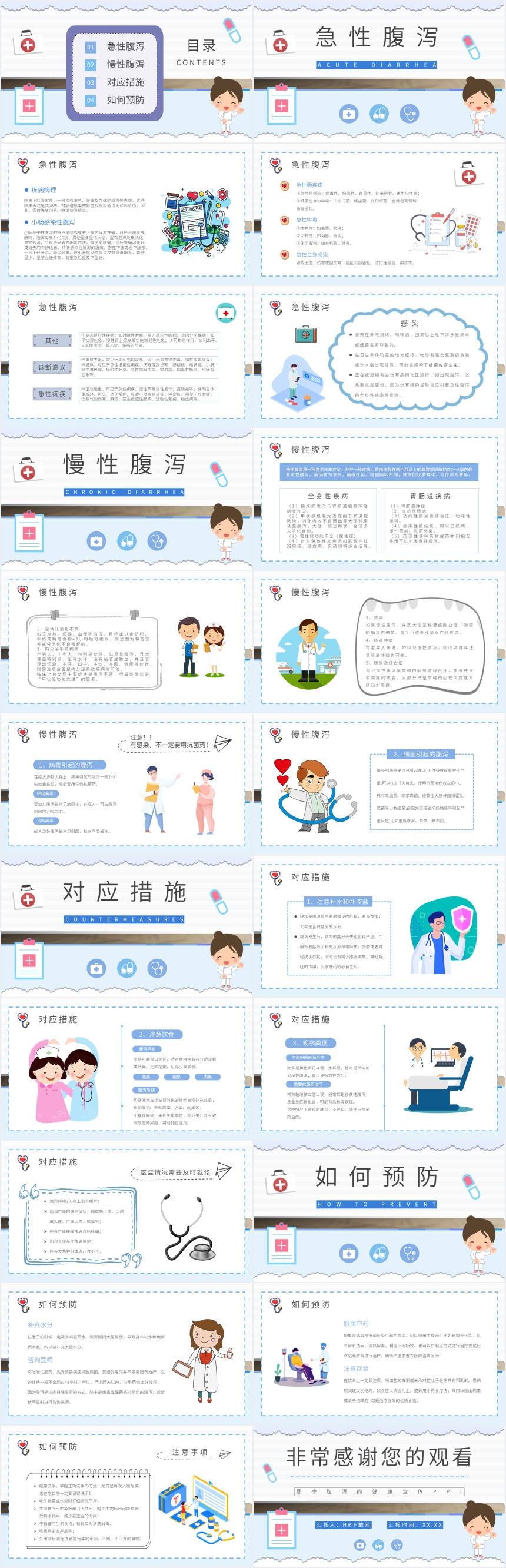 夏季腹泻的健康宣传PPT 夏季腹泻的健康宣传PPT