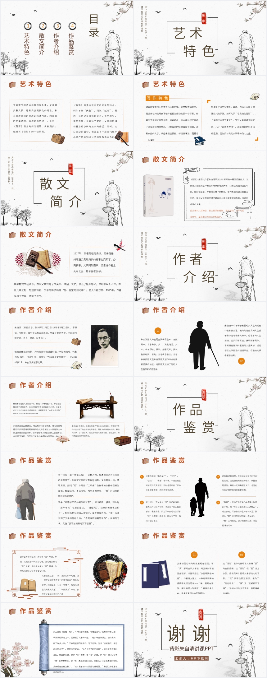 背影朱自清讲课PPT 背影朱自清讲课PPT