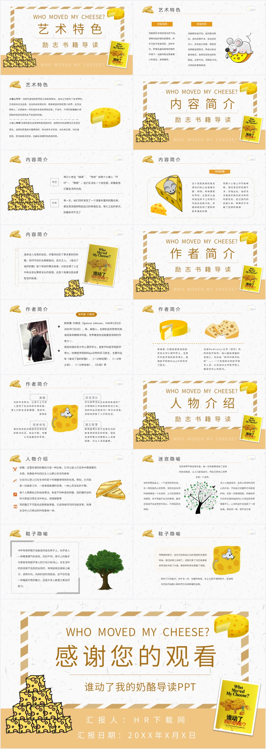 谁动了我的奶酪导读PPT