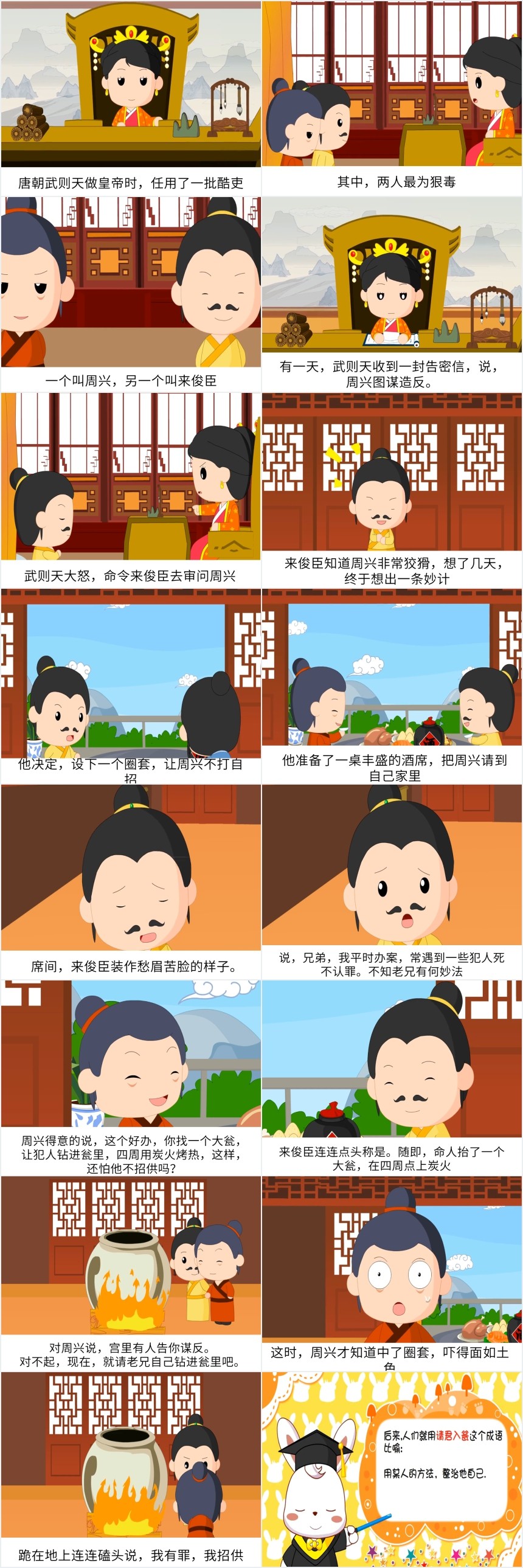 请君入瓮动画PPT 请君入瓮动画PPT