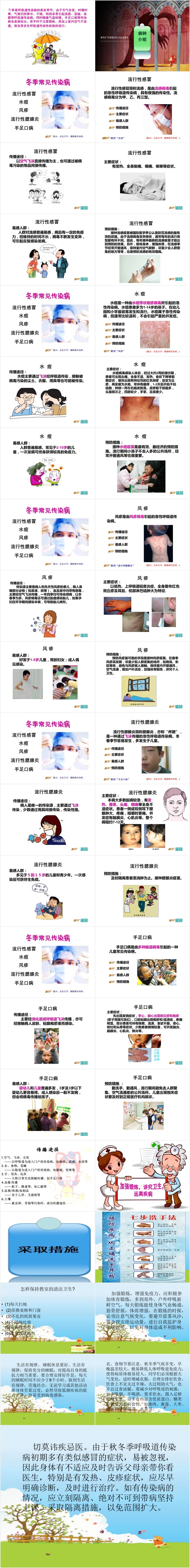 小学秋冬季疾病预防PPT 小学秋冬季疾病预防PPT