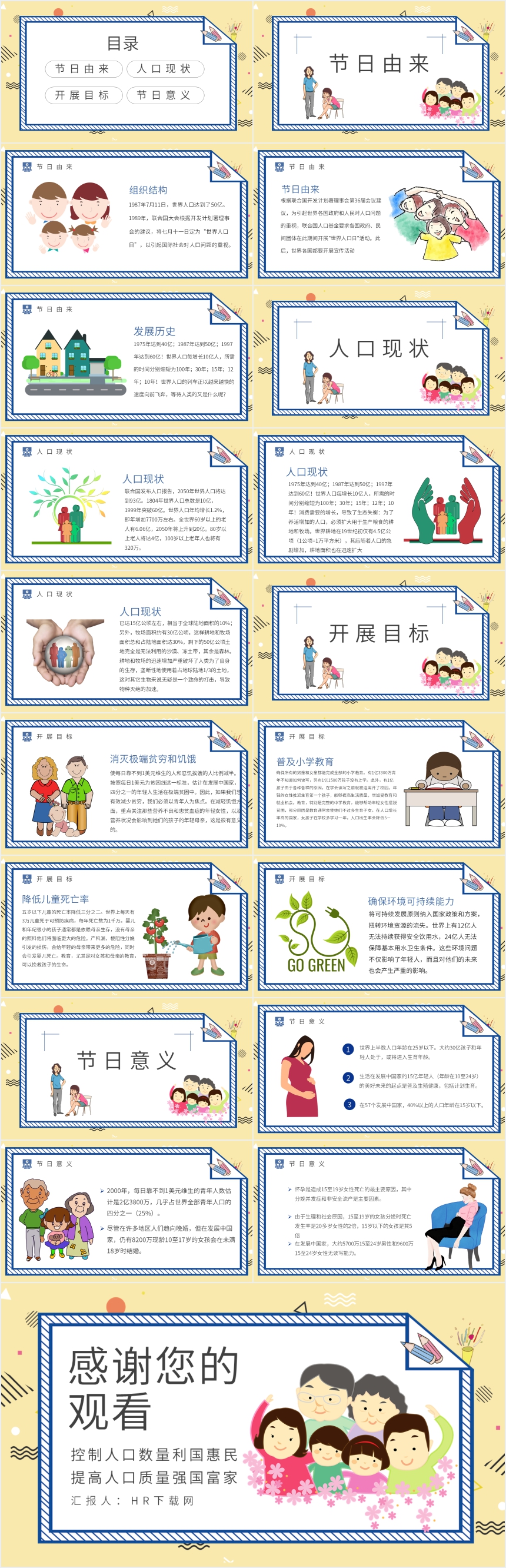 世界人口日知识PPT 世界人口日知识PPT