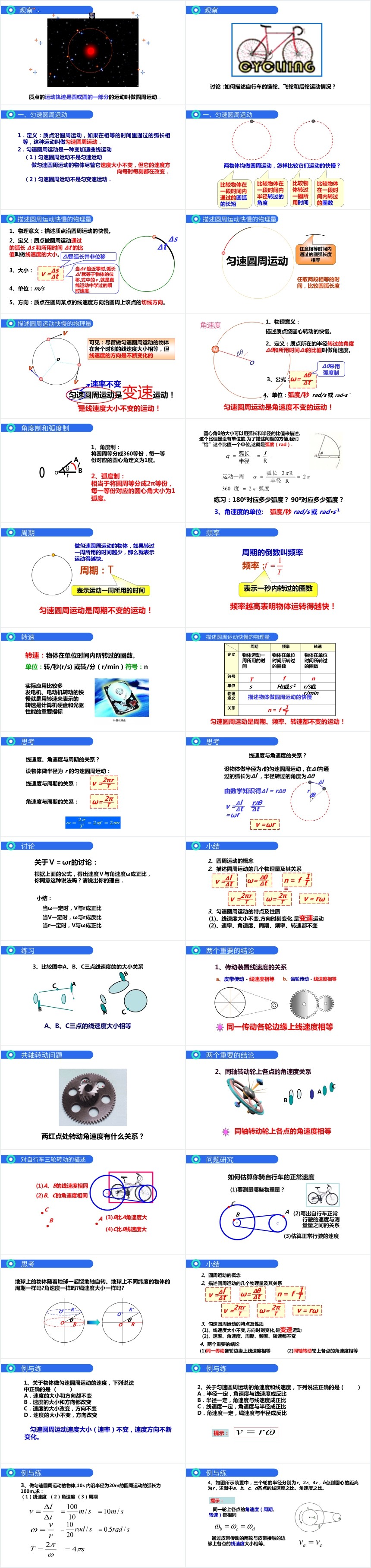 曲线运动之圆周运动PPT课件 曲线运动之圆周运动PPT课件