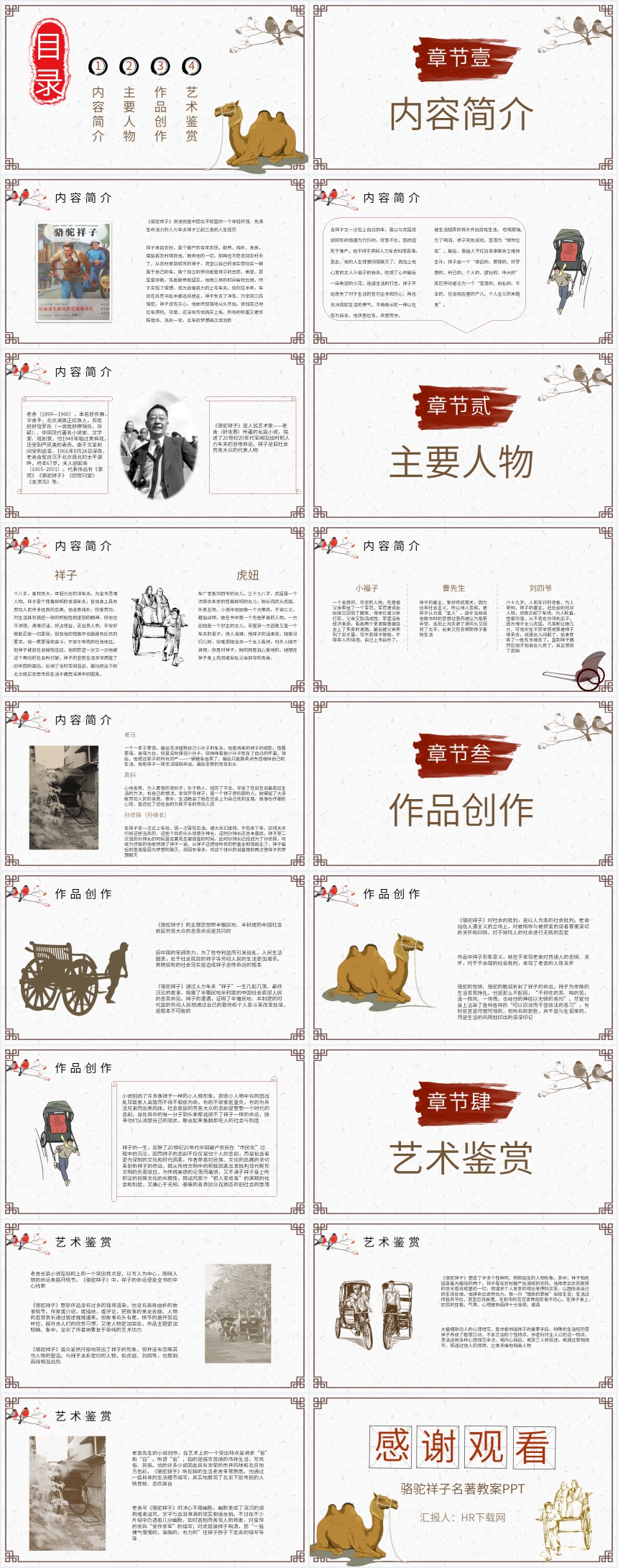 骆驼祥子名著教案PPT