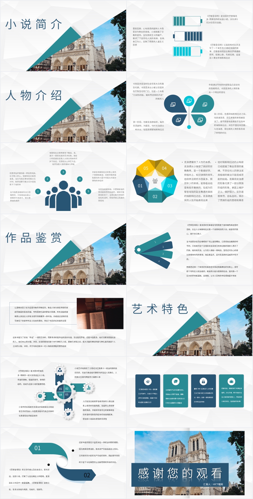 巴黎圣母院介绍PPT 巴黎圣母院介绍PPT