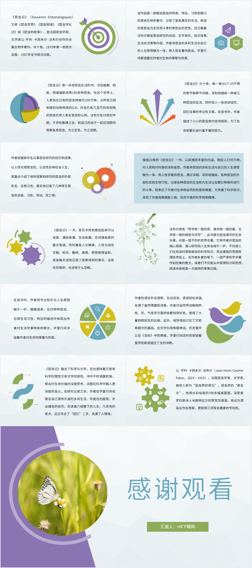好书推荐昆虫记PPT
