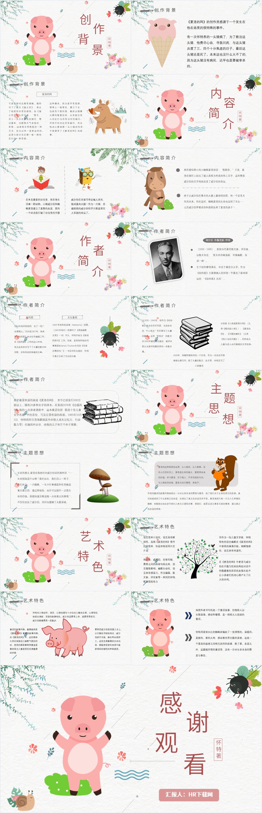 夏洛的网推荐PPT 夏洛的网推荐PPT