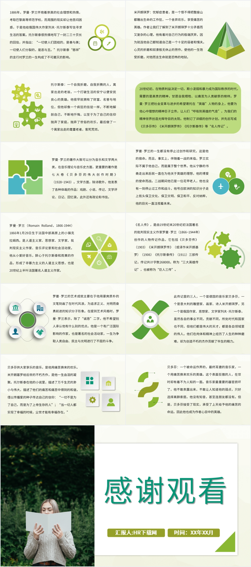 名著阅读名人传PPT 名著阅读名人传PPT