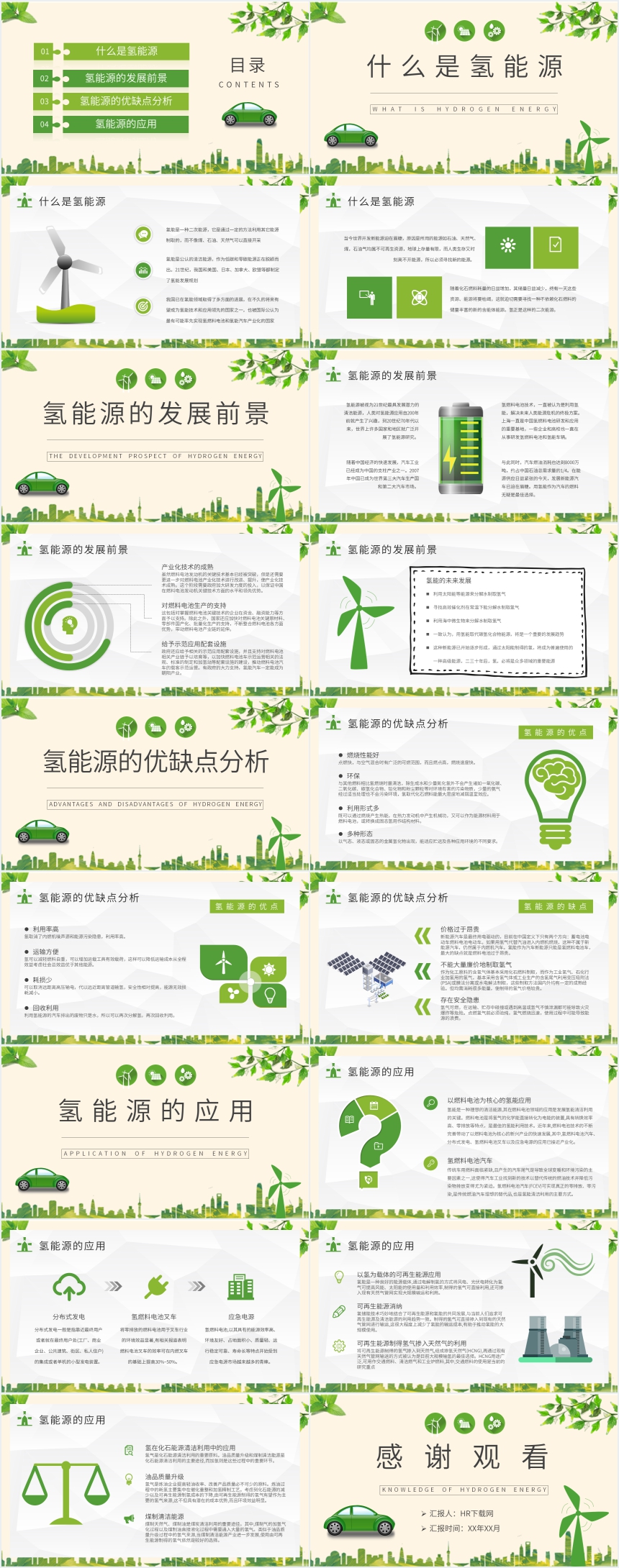 氢能源对环境的影响PPT 氢能源对环境的影响PPT