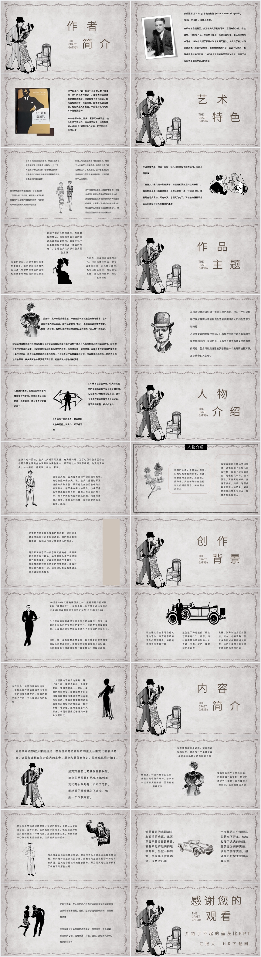 介绍了不起的盖茨比PPT 介绍了不起的盖茨比PPT