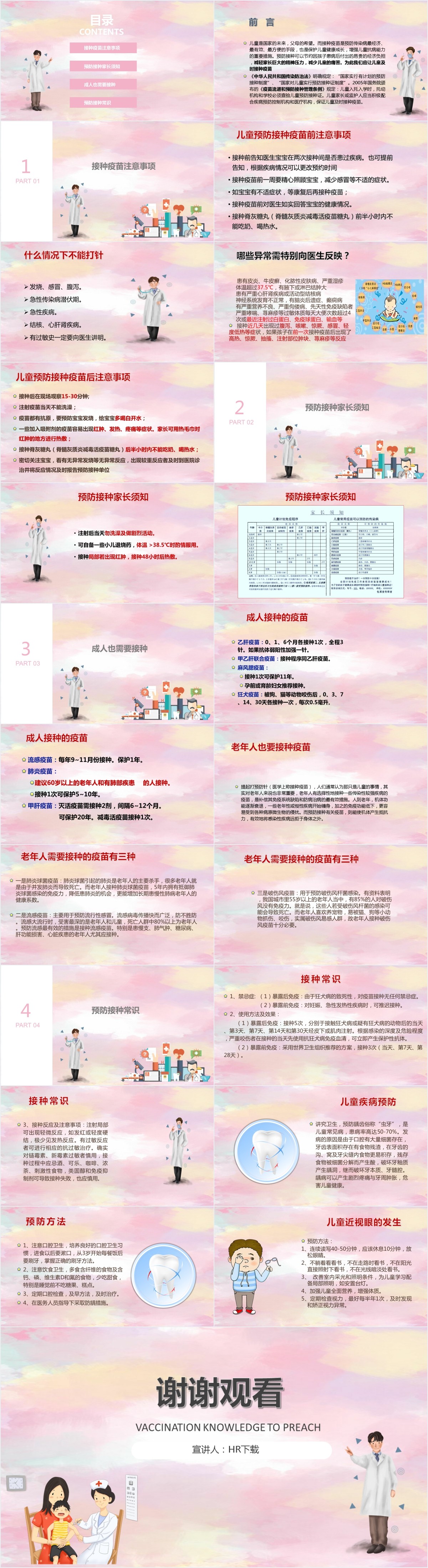 疫苗接种科普知识PPT 疫苗接种科普知识PPT