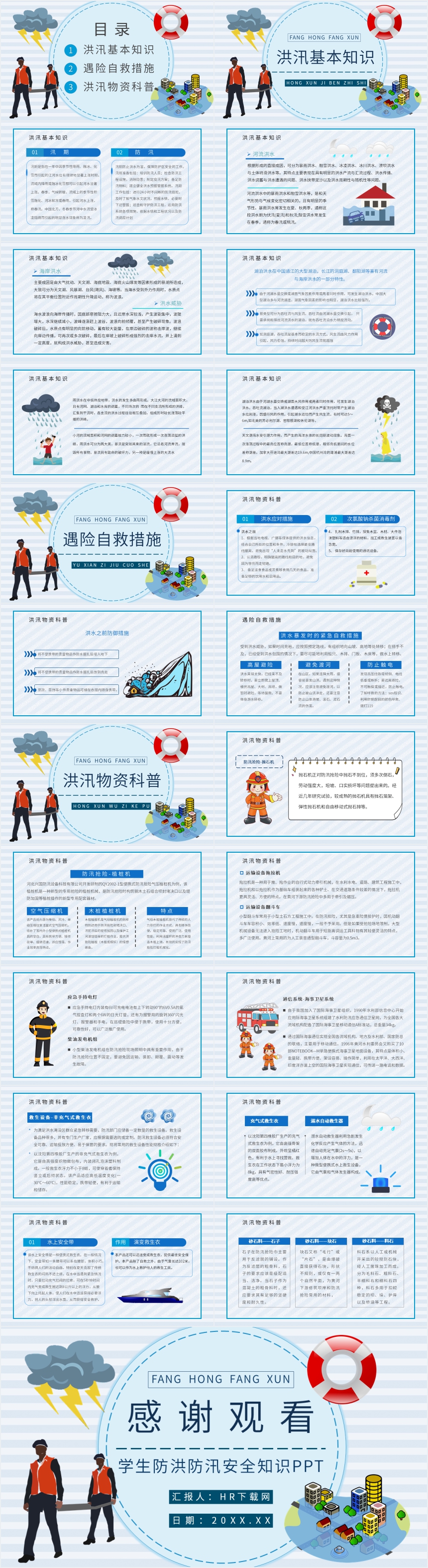 学生防洪防汛安全知识PPT 学生防洪防汛安全知识PPT