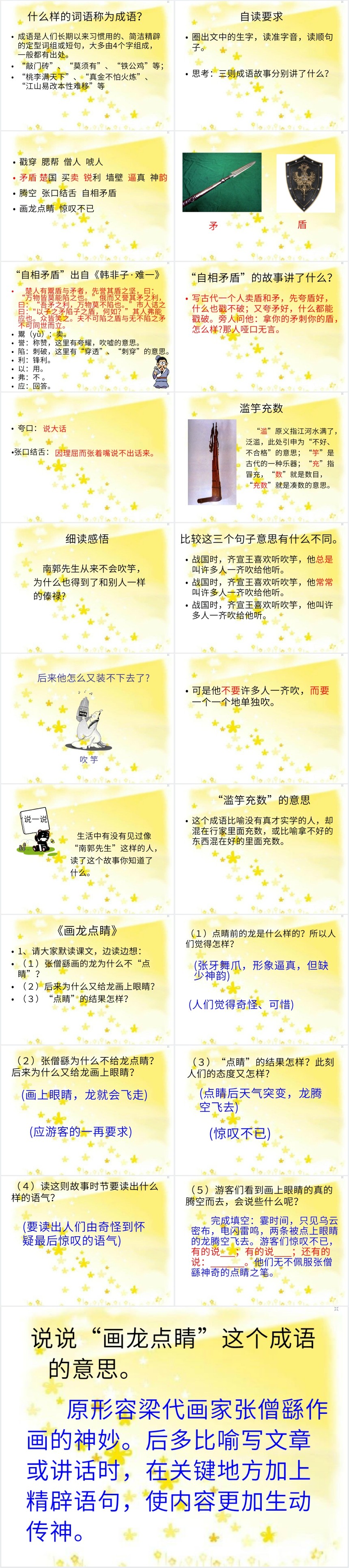 儿童成语故事自相矛盾PPT课件 儿童成语故事自相矛盾PPT课件