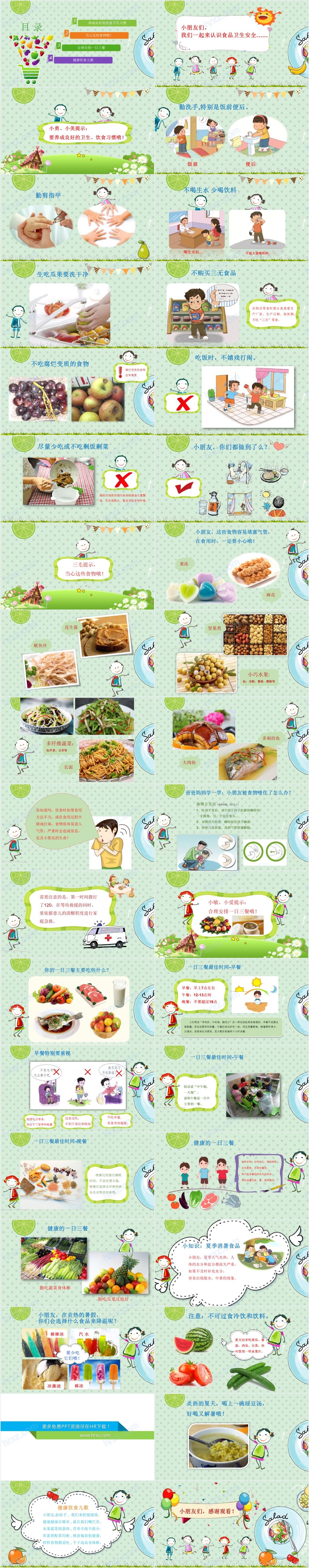幼儿园认识食品安全PPT课件 幼儿园认识食品安全PPT课件